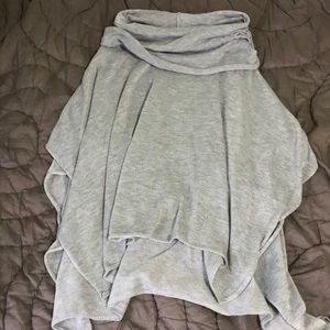 Grey Poncho